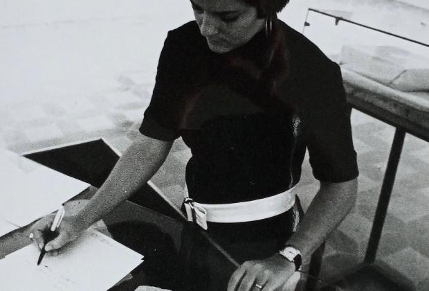 Foto de Ralph Herrmanns. MNAC, 1972. Arxiu personal de Rosa Maria Subirana Torrent